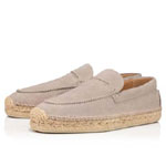 Christian Louboutin Paquepapa Grey Leather Espadrille 3210514I123