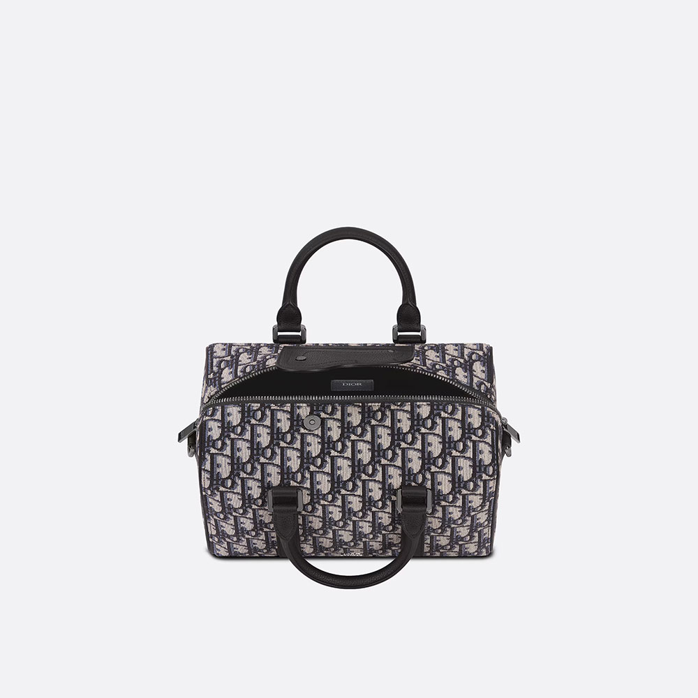 Dior Lingot 26 Bag Beige and Black Dior Oblique Jacquard 1ADDU114YKY H27E: Image 3