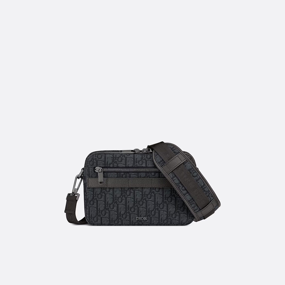 Safari Messenger Bag Black Dior Oblique Jacquard 1ESPO206YKY H10E: Image 1