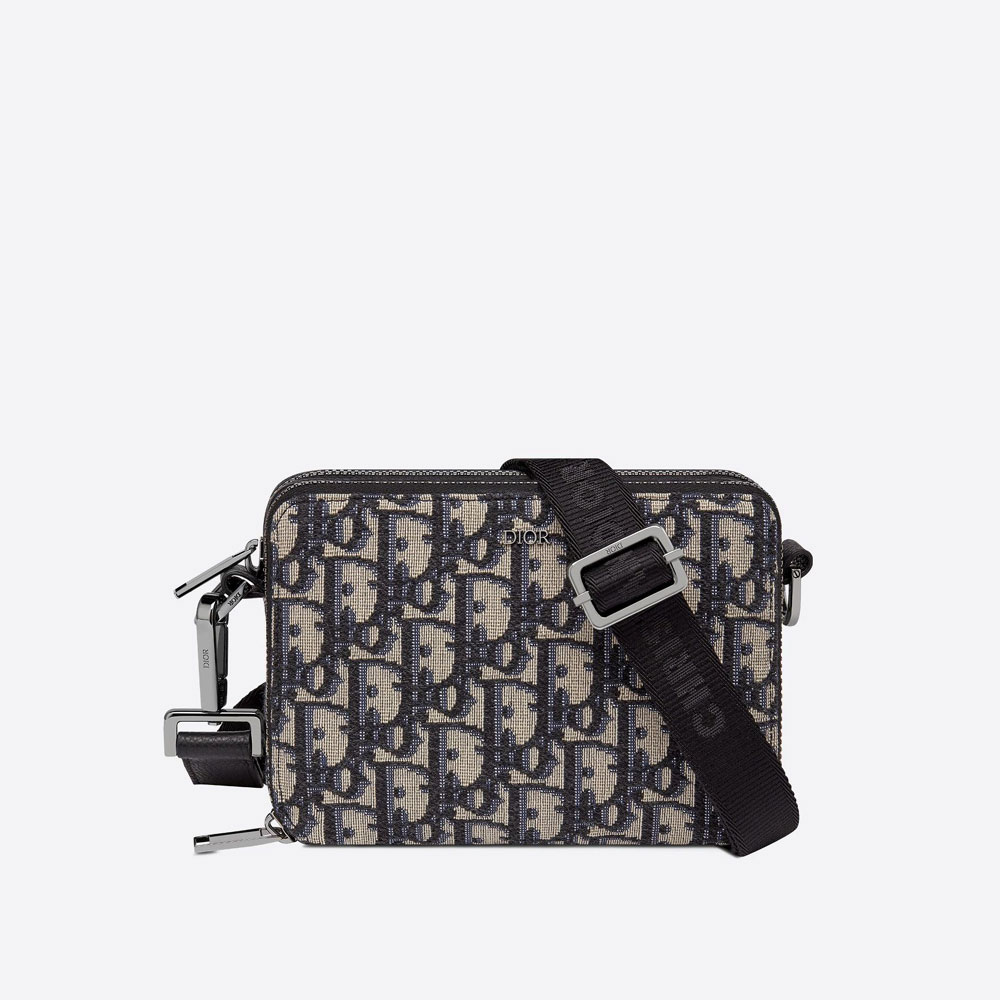 Pouch with Shoulder Strap Dior Oblique Jacquard 2OBBC119YSE H05E: Image 1