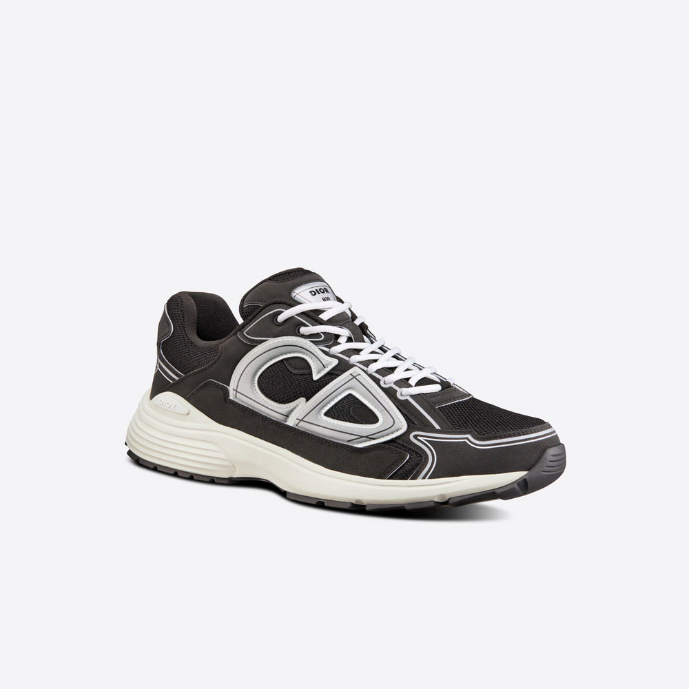 Dior B30 Sneaker Black Mesh and Technical Fabric 3SN279ZMB H969: Image 2