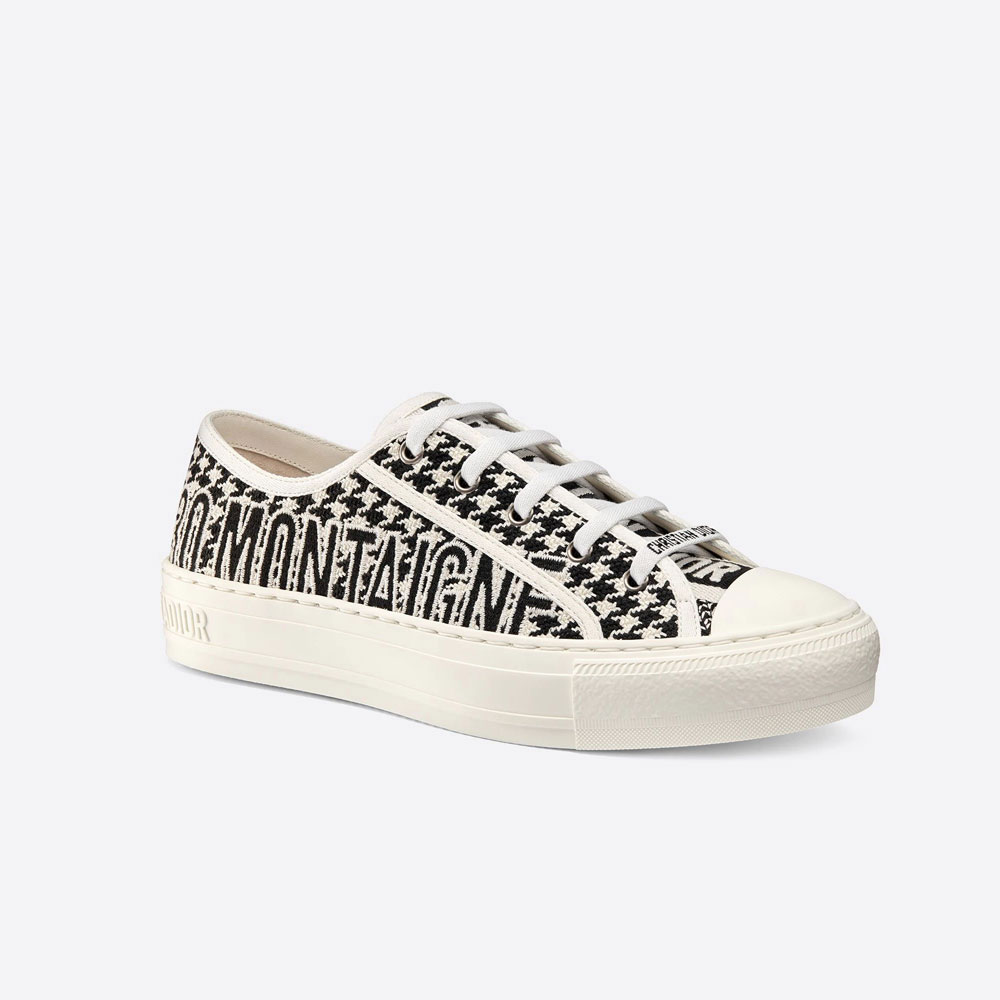 Walk n Dior Sneaker Houndstooth Embroidered Canvas KCK240PEC S12X: Image 1