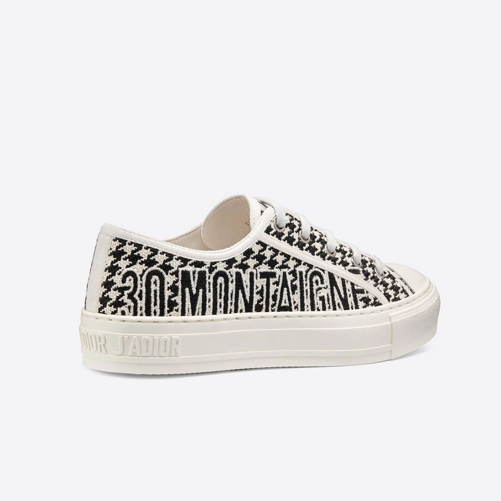 Walk n Dior Sneaker Houndstooth Embroidered Canvas KCK240PEC S12X: Image 2