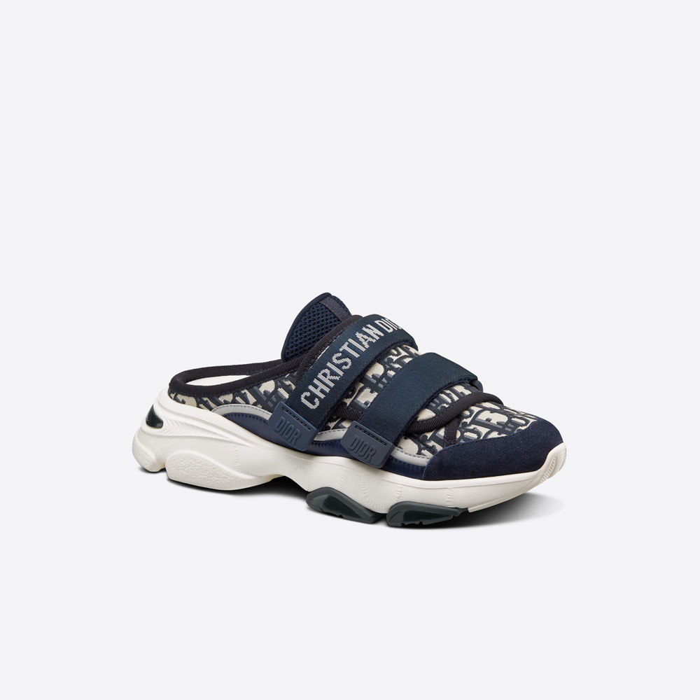 D-Wander Sneaker Deep Blue Dior Oblique Technical Fabric KCK346OBY S56B: Image 2