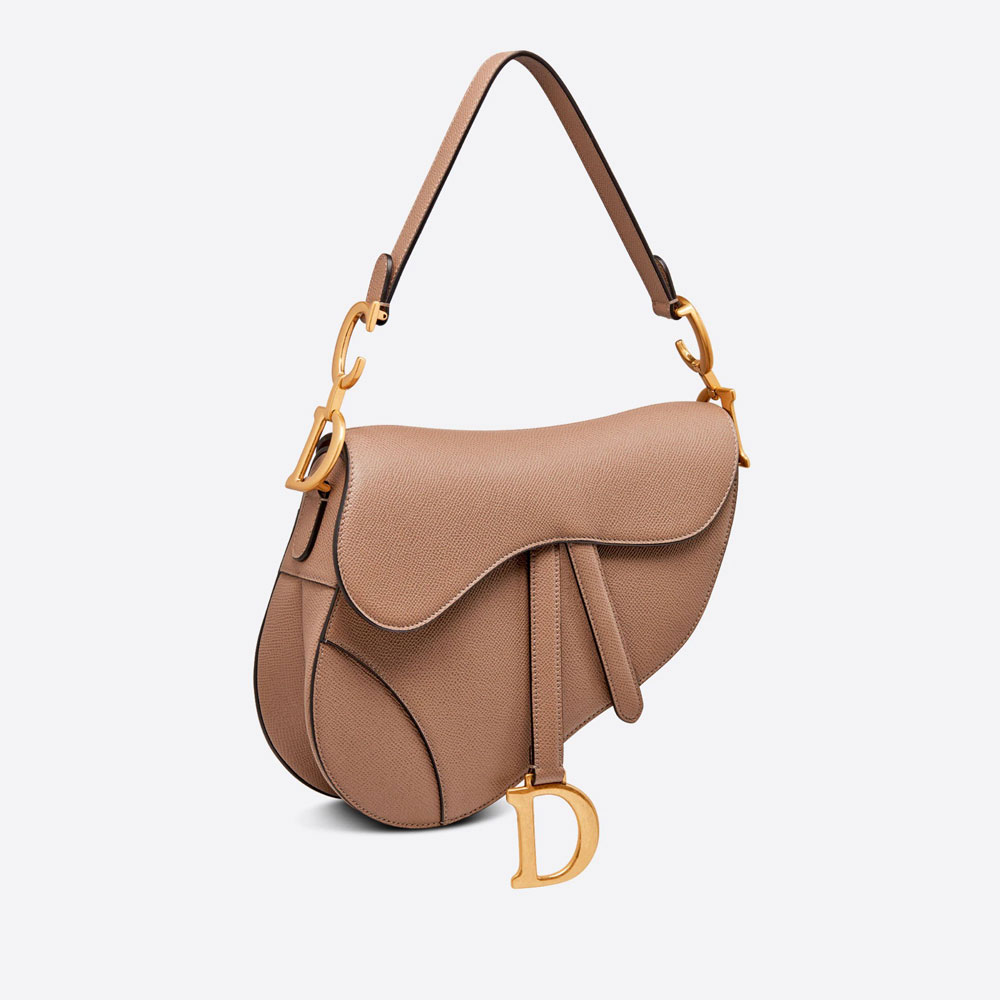 Dior Saddle Bag Warm Taupe Grained Calfskin M0446CBAA M45M: Image 2