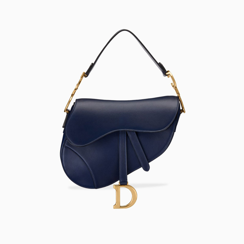 Dior Saddle bag in blue calfskin M0446CWGH M85B: Image 1