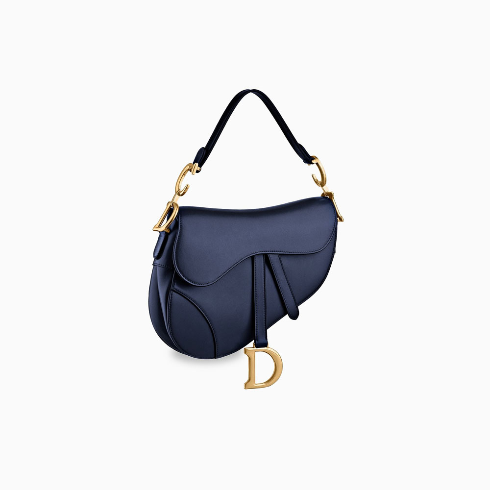 Dior Saddle bag in blue calfskin M0446CWGH M85B: Image 2