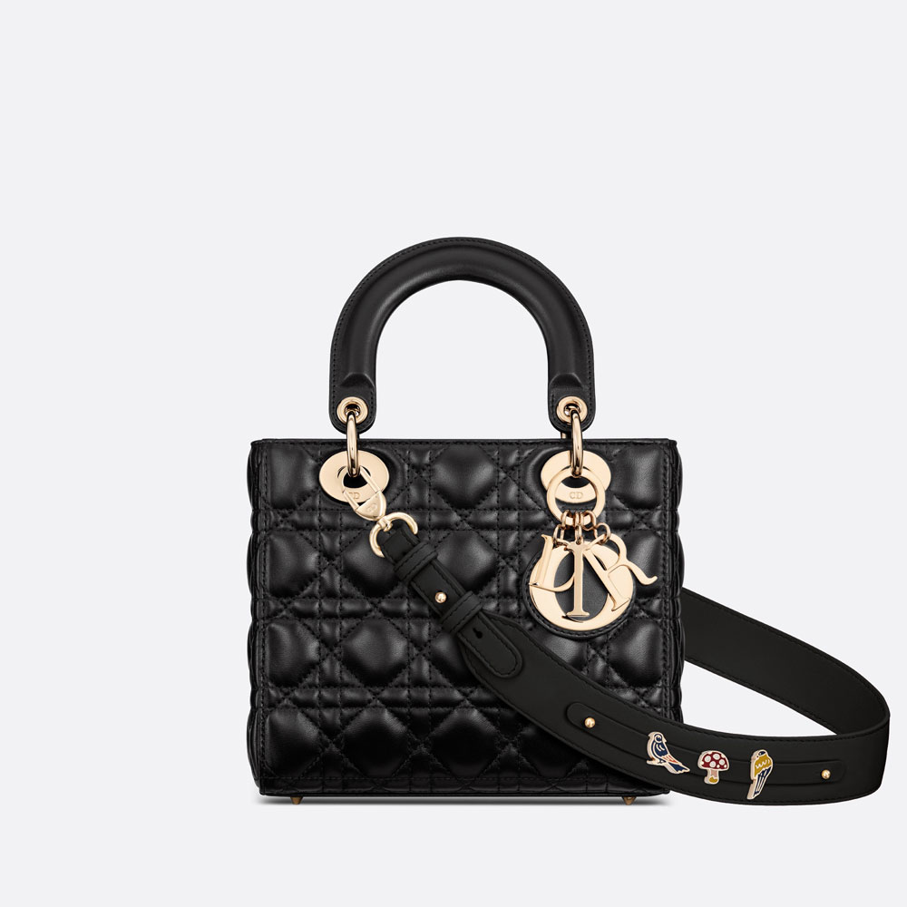 Small Lady Dior My ABCDior Bag Black Cannage Lambskin M0538ONGE M900: Image 1