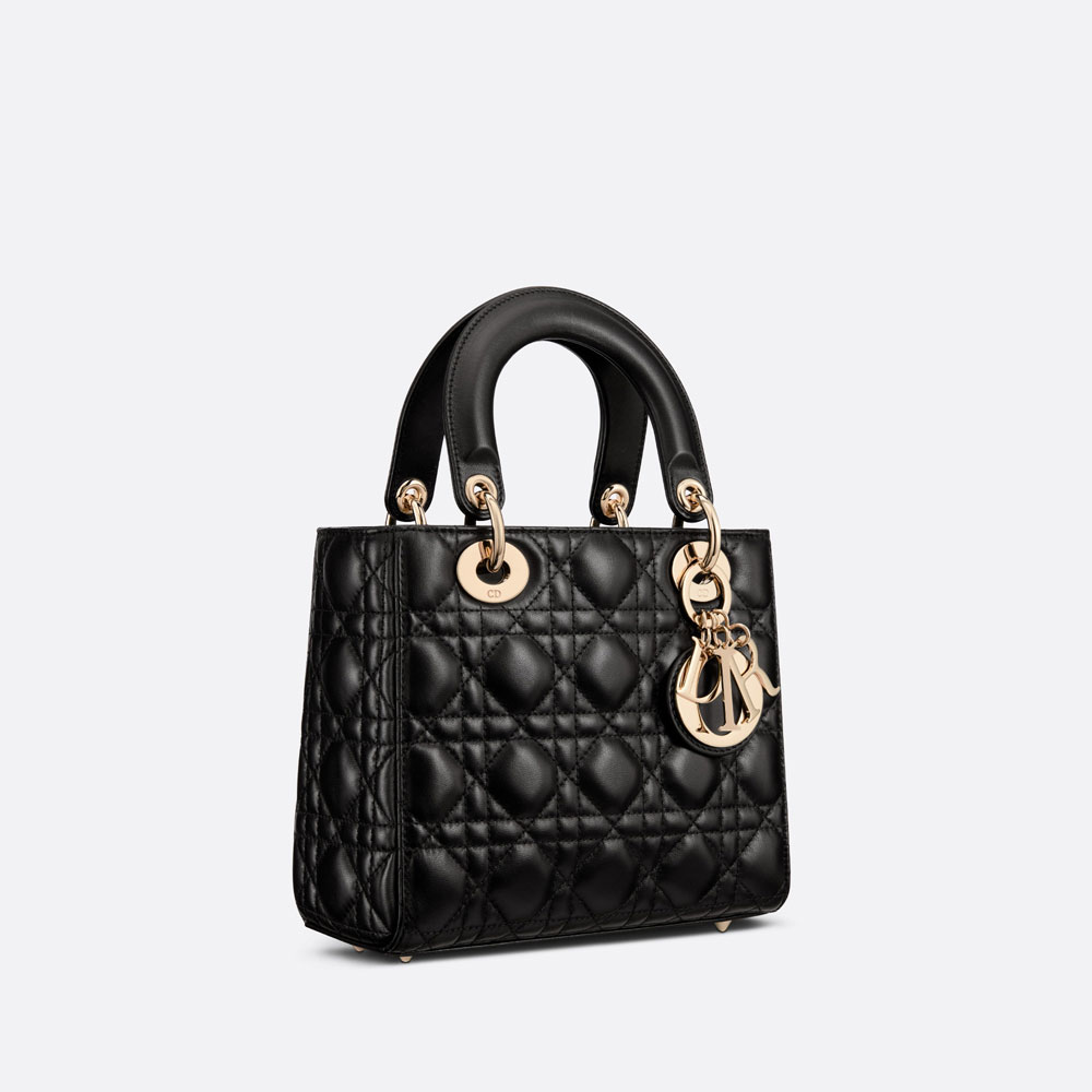 Small Lady Dior My ABCDior Bag Black Cannage Lambskin M0538ONGE M900: Image 2