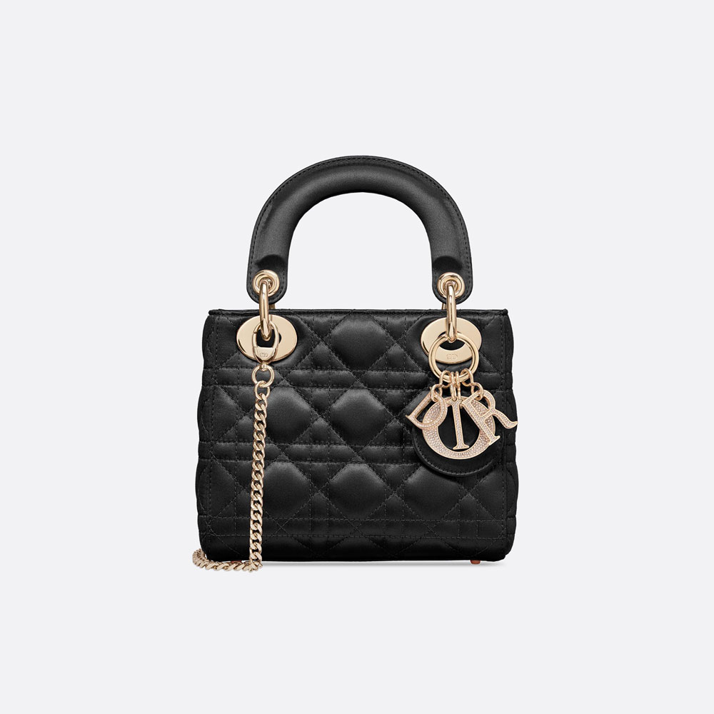 Dior Mini Lady Dior satin bag M505SOSMJ M900: Image 1