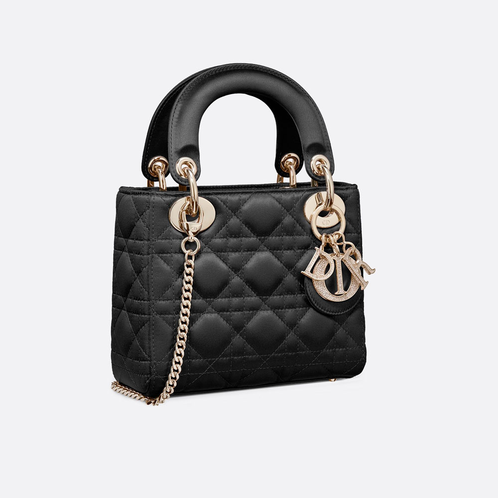 Dior Mini Lady Dior satin bag M505SOSMJ M900: Image 2