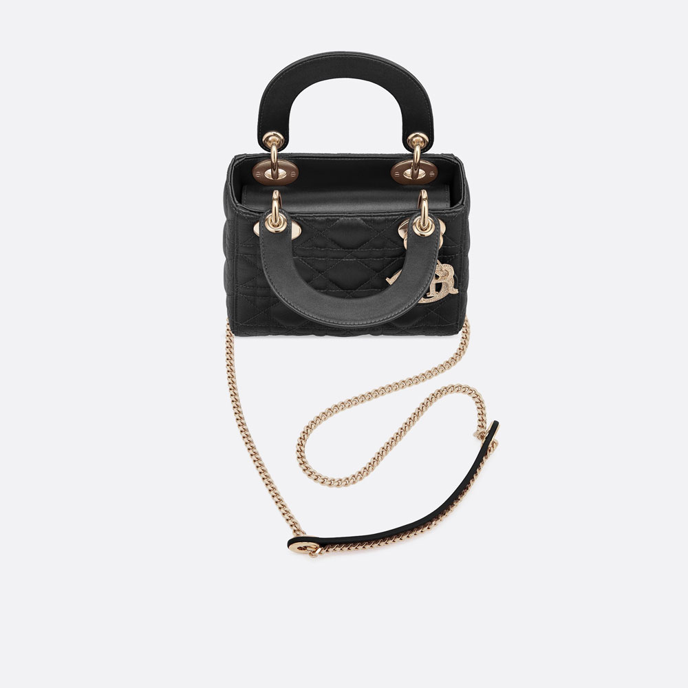 Dior Mini Lady Dior satin bag M505SOSMJ M900: Image 3