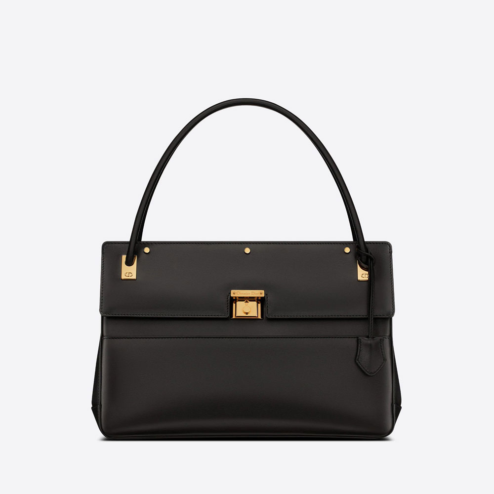 Dior Parisienne Bag Black Smooth Calfskin M5400UBBU M900: Image 1