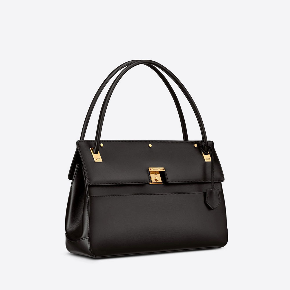 Dior Parisienne Bag Black Smooth Calfskin M5400UBBU M900: Image 2