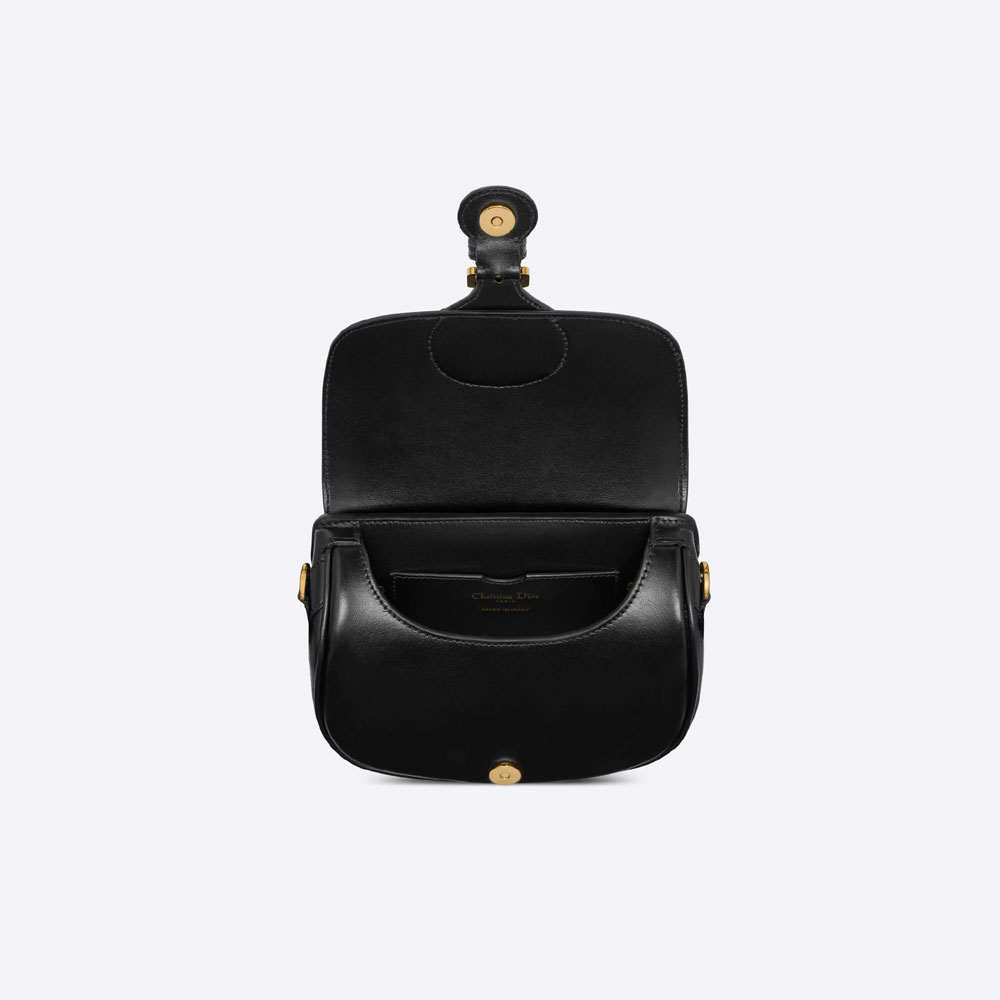 Small Dior Bobby Bag Black Box Calfskin M9317UMOL M900: Image 2