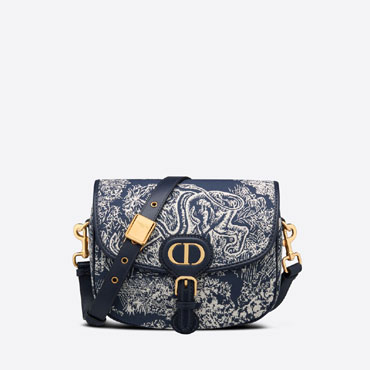 Medium Dior Bobby Bag Blue Reverse Jacquard M9319UTFQ M928