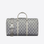 Dior Lingot 50 Duffle Bag Dior Gray CD Diamond Canvas 1ADDU115CDP H42E