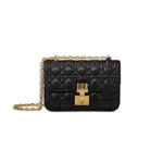 dioraddict flap bag in black cannage lambskin M5818CNMJ M900