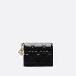 Mini Lady Dior Wallet Patent Cannage Calf S0178OVRB M900
