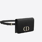 Dior 30 Montaigne 2-in-1 Pouch Black Grained Calfskin S2086OWBH M900