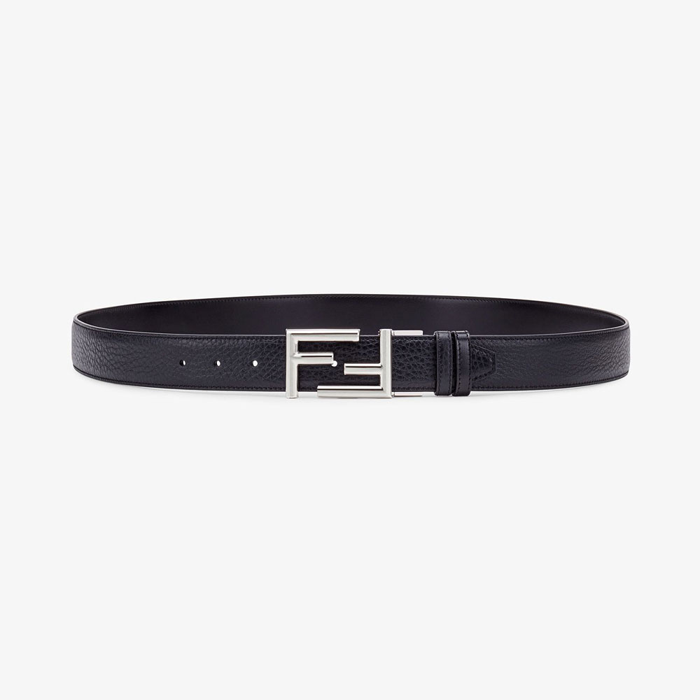 Fendi Black Adjustable Reversible Belt 7C0344 70J F0GXN: Image 1