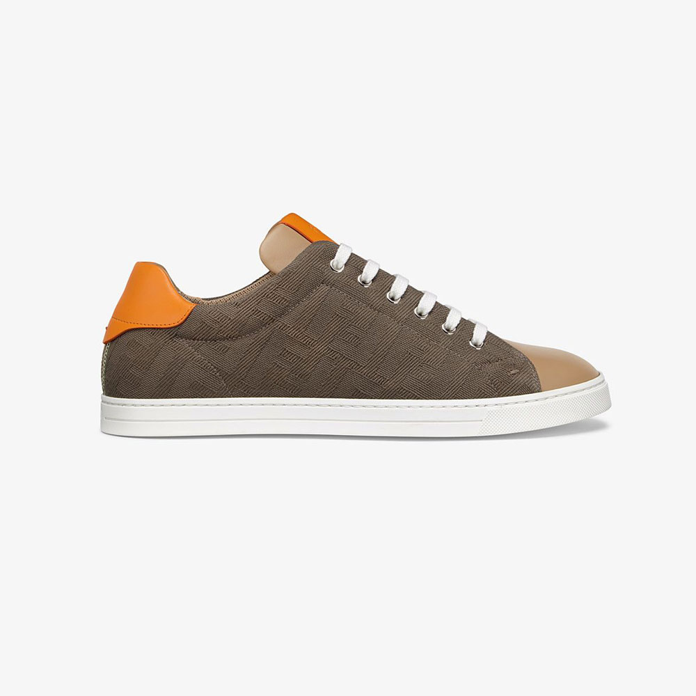 Fendi Sneakers Multicolour Canvas Low Tops 7E1350 AAWX F19NW: Image 1