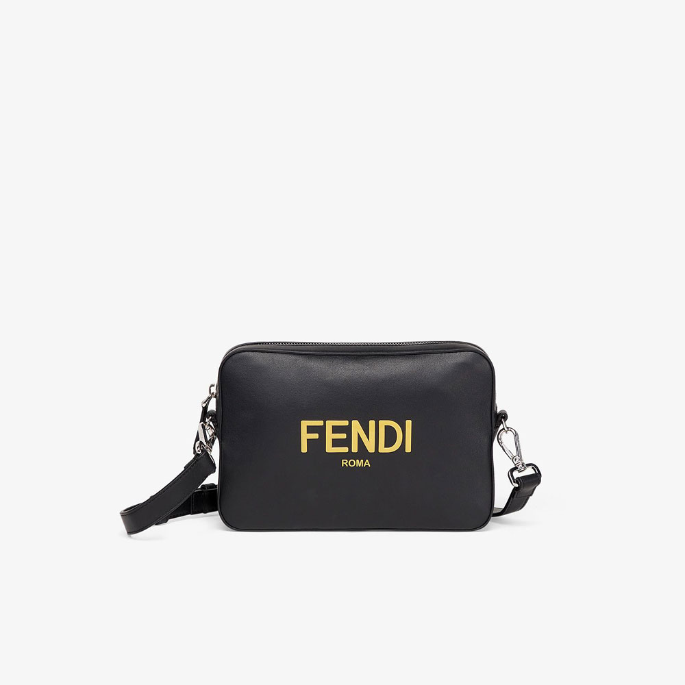 Fendi Camera Case Black Leather Bag 7M0286 ADM8 F0R2A: Image 1