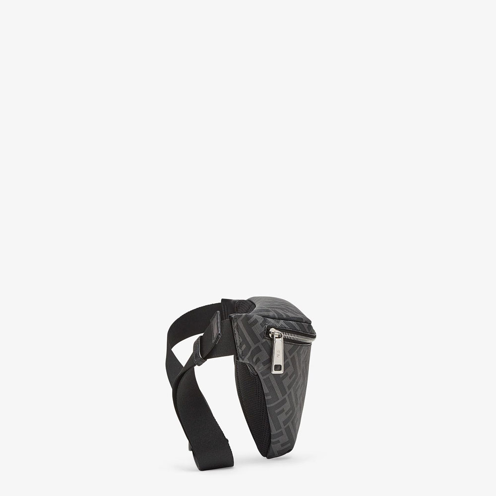 Fendi Grey Fabric Belt Bag 7VA434 A9XS F0R2A: Image 2