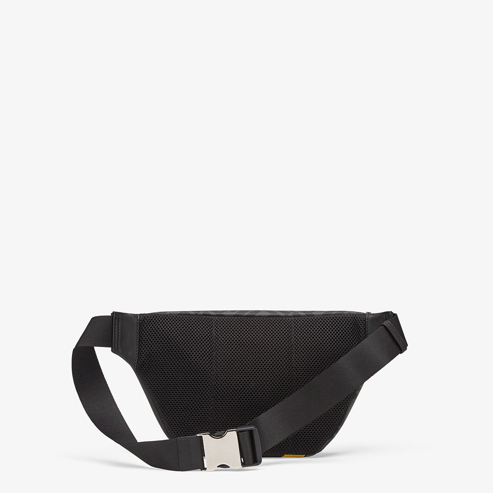 Fendi Grey Fabric Belt Bag 7VA434 A9XS F0R2A: Image 3