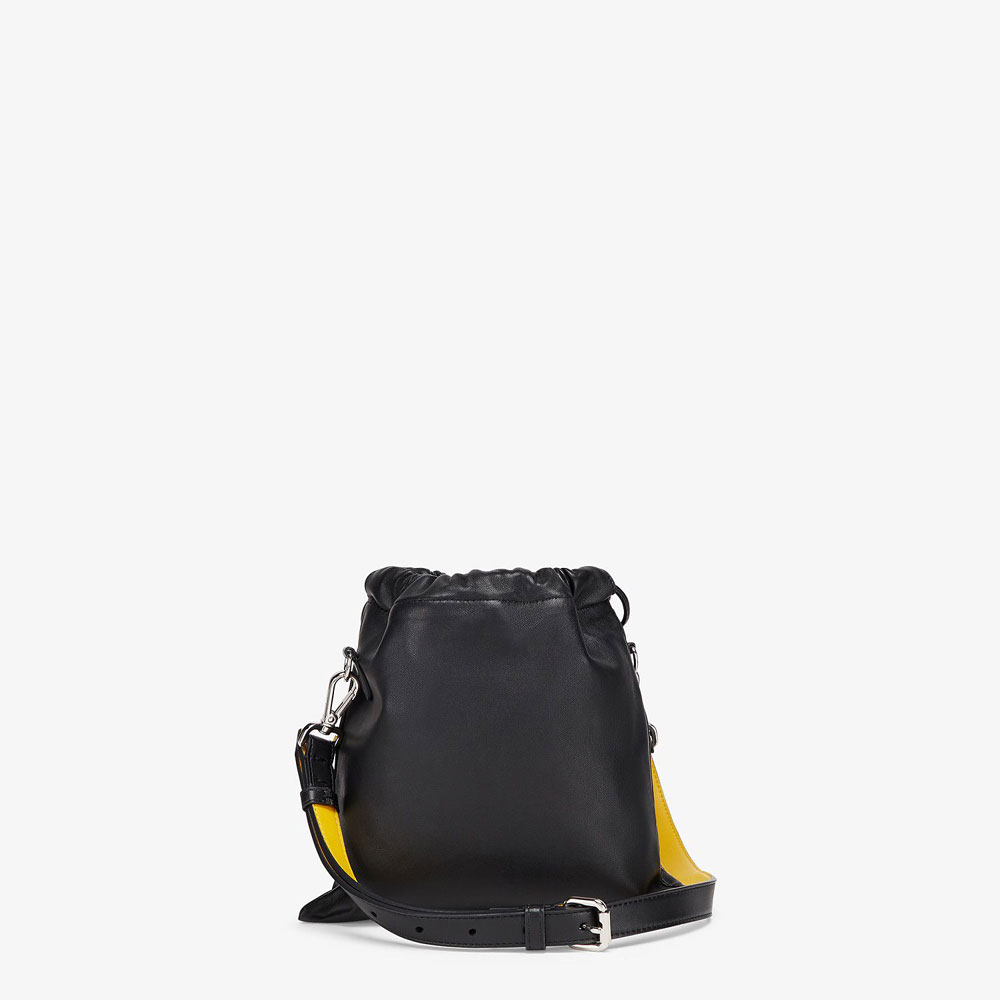Fendi Pack Small Pouch Black Nappa Leather Bag 7VA510 ADM9 F0R2A: Image 3