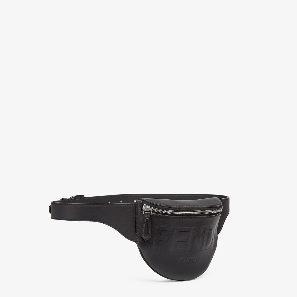 Fendi Black Leather Belt Bag 7VA525 AFBF F0GXN: Image 2