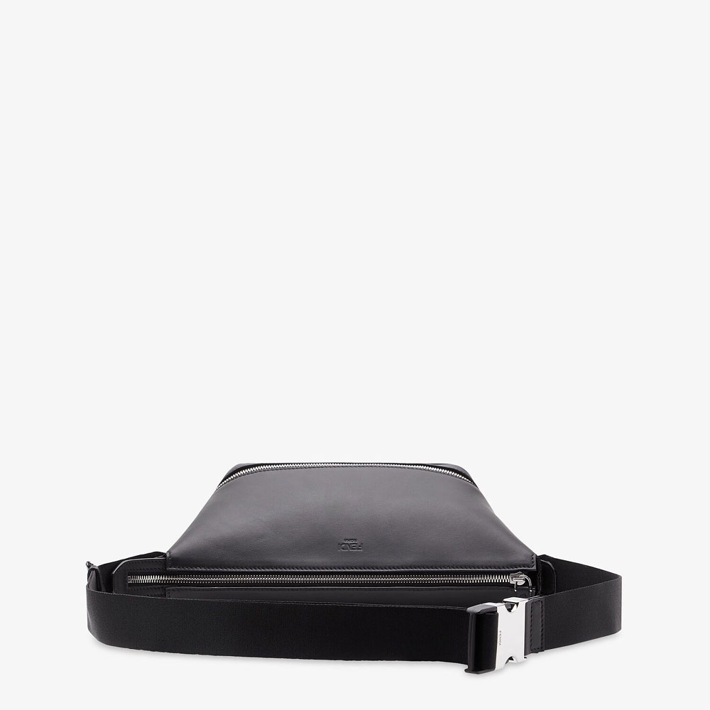 Fendi Black Leather Belt Bag 7VA526 AFSR F0GXN: Image 4