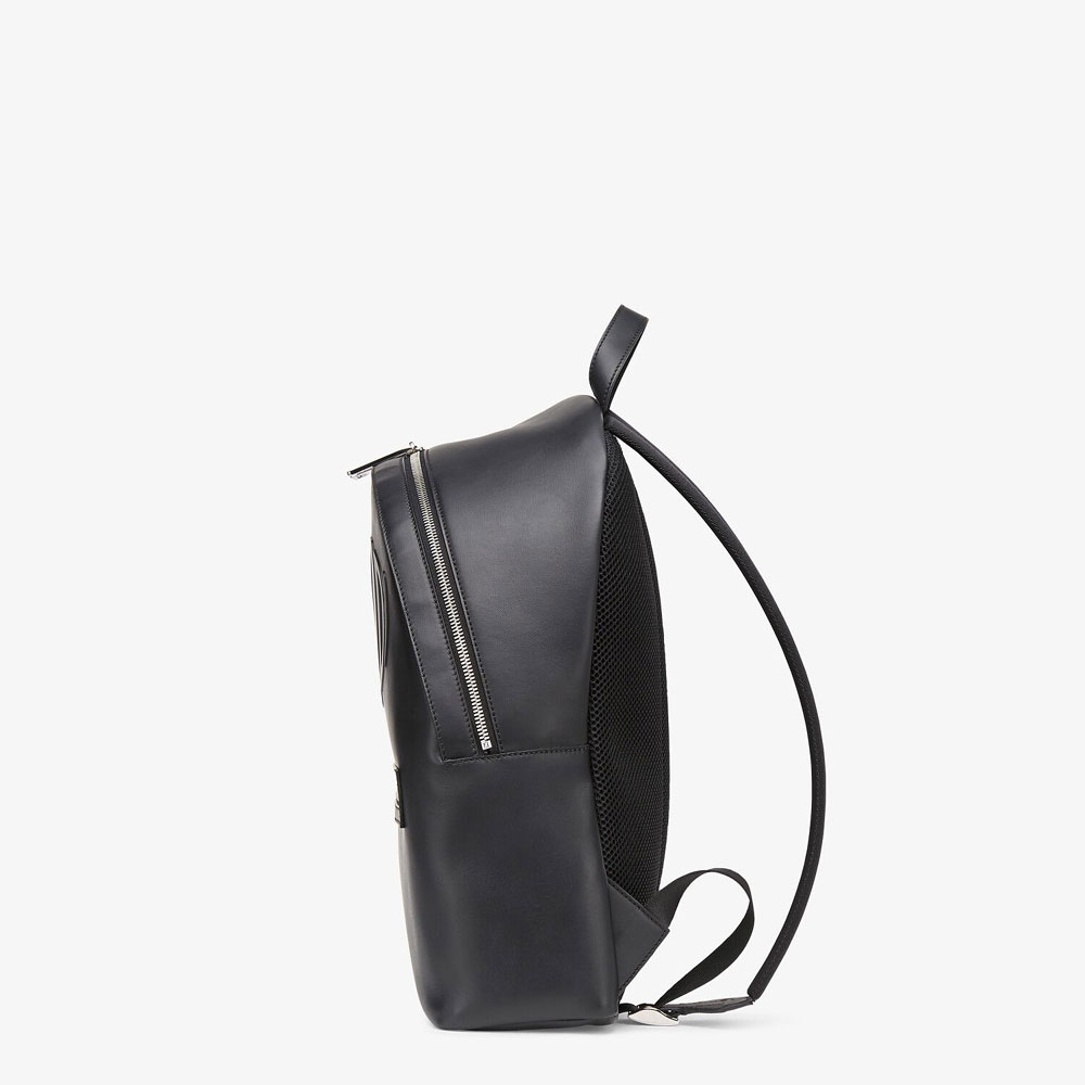 Fendi Black Leather Backpack 7VZ042 AFSR F0GXN: Image 2
