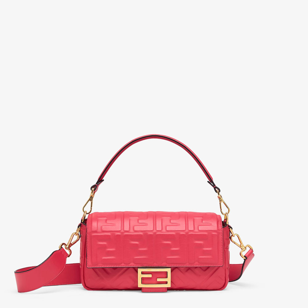 Fendi Baguette Red nappa leather bag 8BR600A72VF1844: Image 1