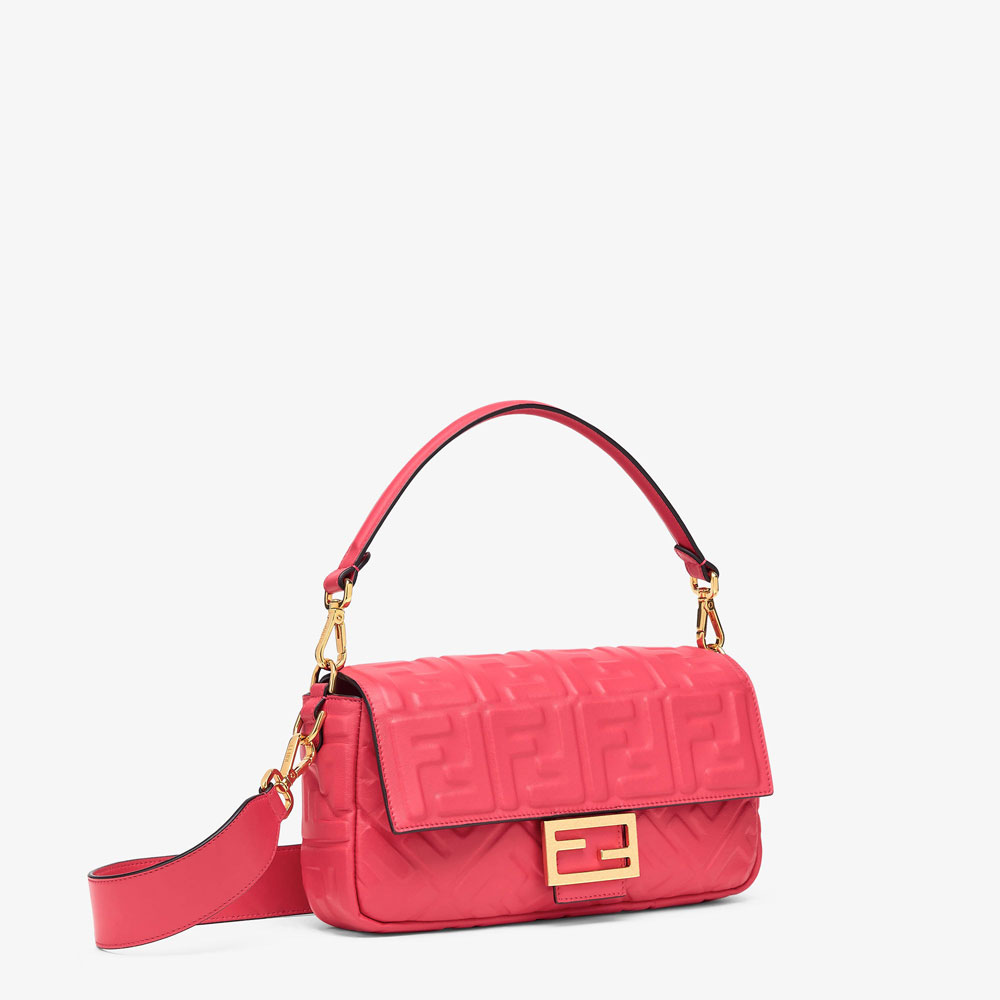 Fendi Baguette Red nappa leather bag 8BR600A72VF1844: Image 2