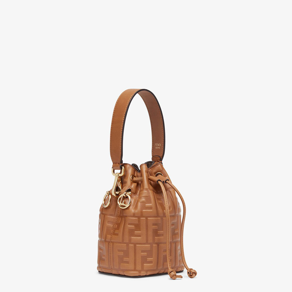 Fendi Mon Tresor Brown Leather Mini Bag 8BS010 AAIK F0QVK: Image 2