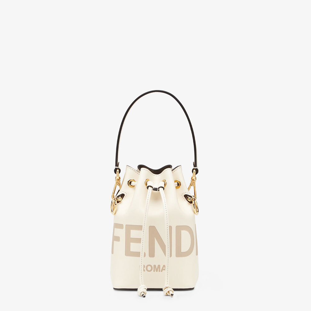 Fendi Mon Tresor White Leather Mini Bag 8BS010 AC9L F0K7E: Image 1