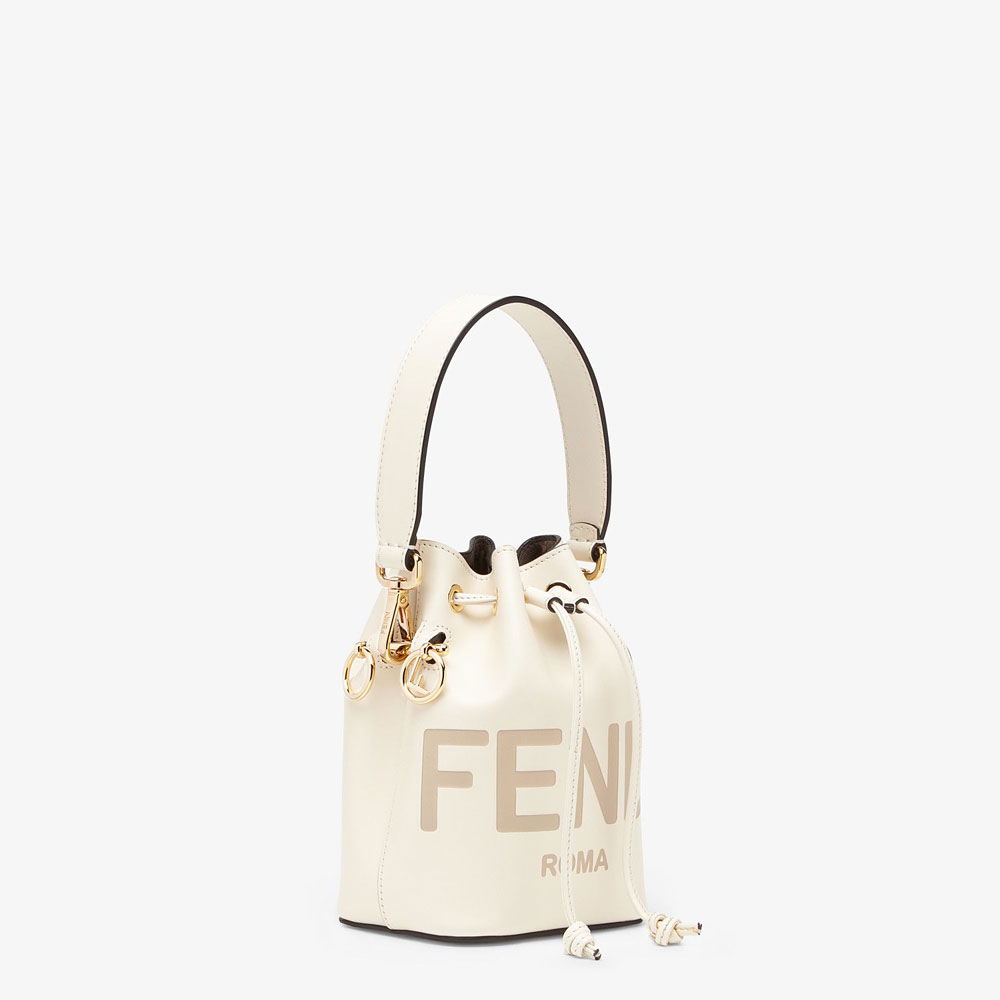Fendi Mon Tresor White Leather Mini Bag 8BS010 AC9L F0K7E: Image 3