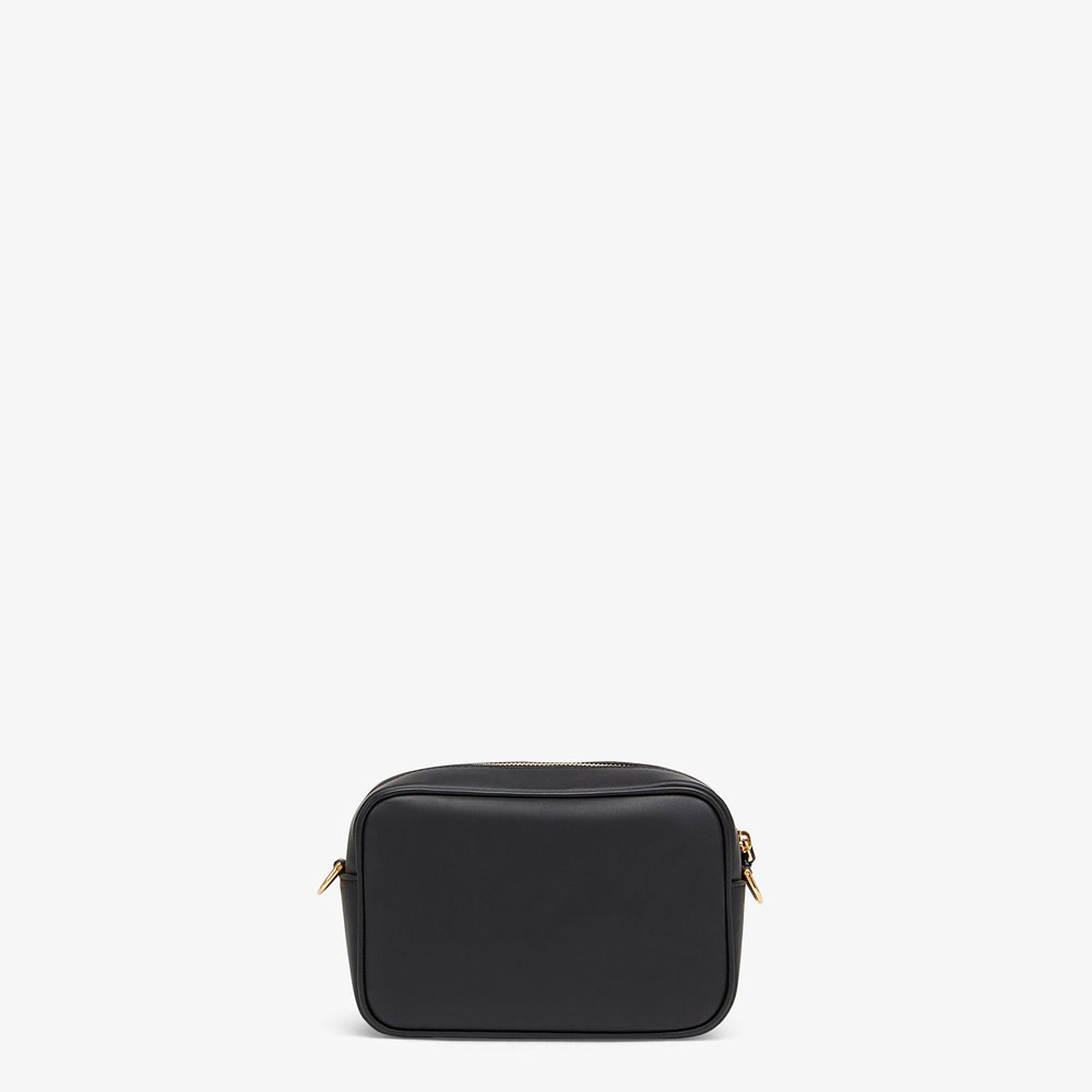 Fendi Mini Camera Case Black Leather Bag 8BS019 A4K5 F0KUR: Image 3