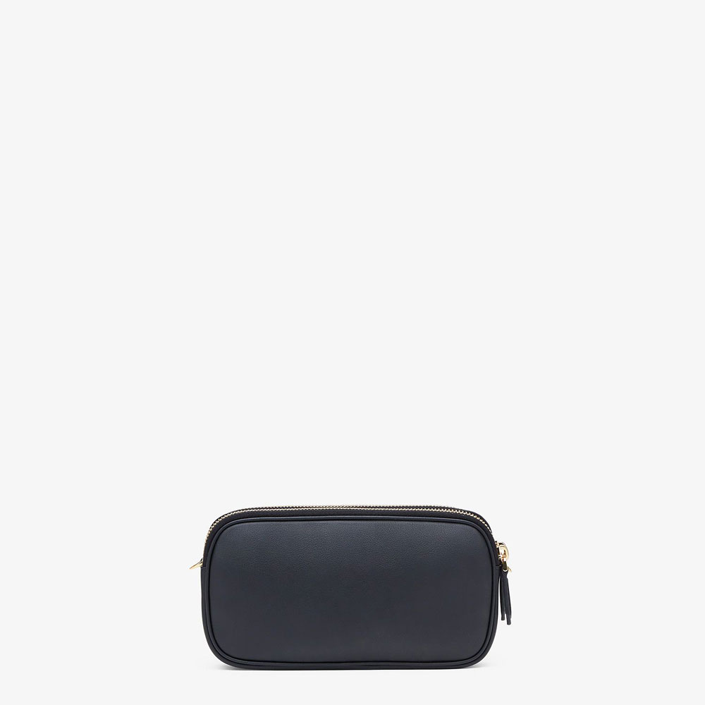 Fendi Easy 2 Baguette Black Leather Mini Bag 8BS044 A5DY F0KUR: Image 4
