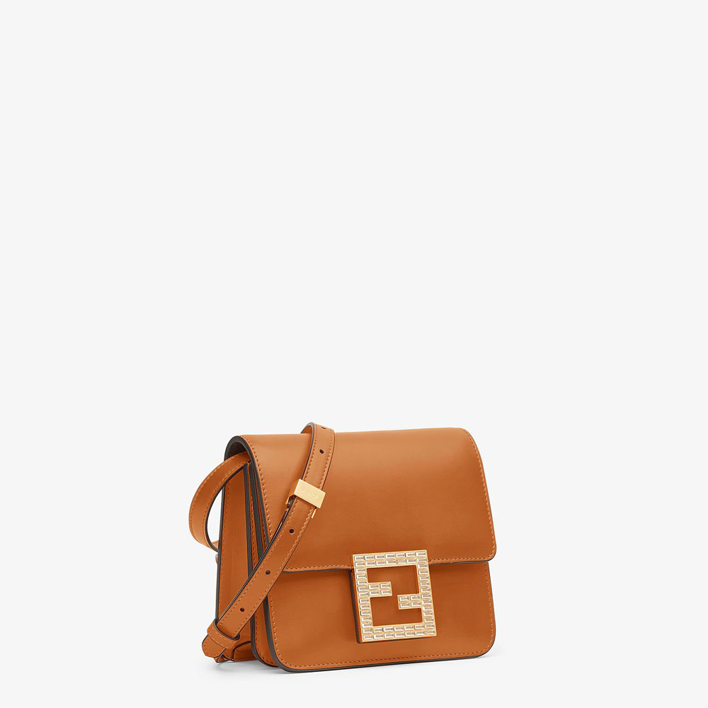 Fendi Fab Brown Leather Bag 8BT325 AAIW F0QVK: Image 2