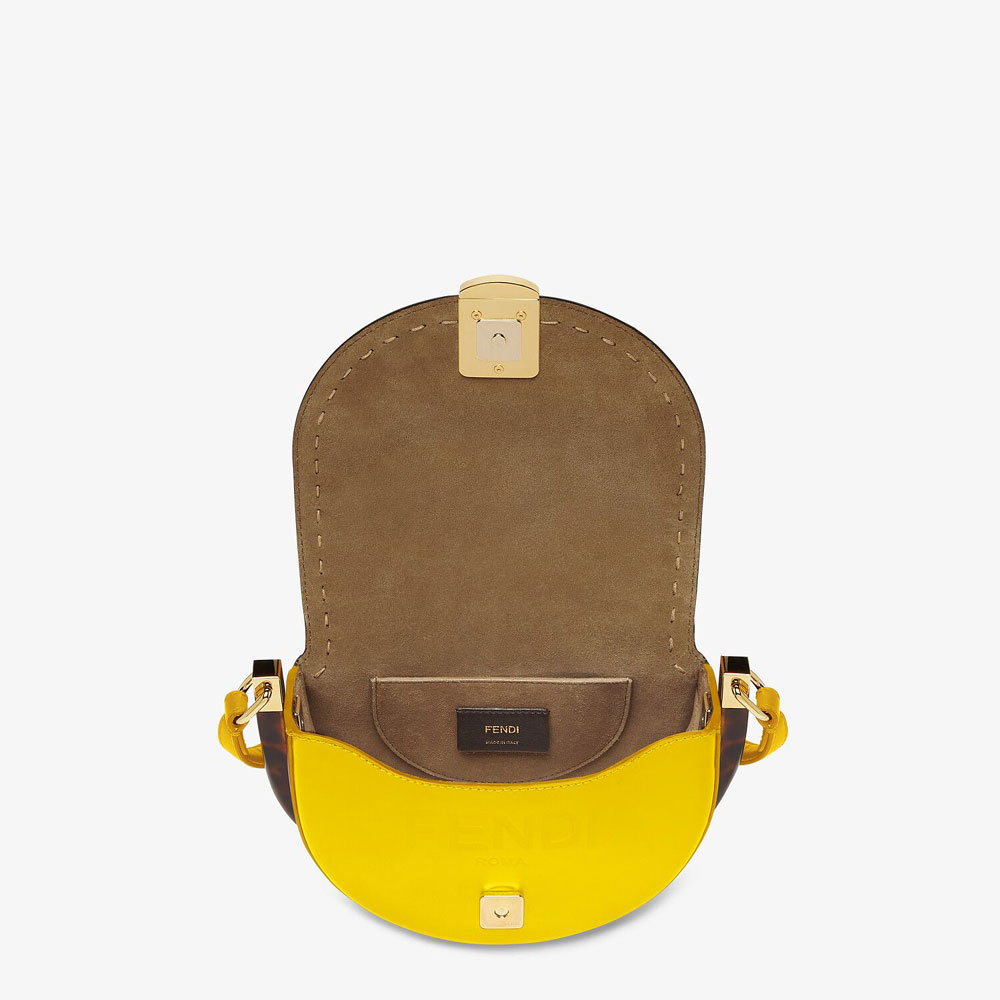 Fendi Moonlight Yellow Leather Bag 8BT346 ABVL F119X: Image 4