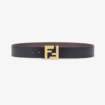 Fendi Black Leather Belt 7C0424 A9ZH F19KK