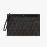 Fendi FF Jacquard Flat Pouch Medium fabric pouch 7N0134AFBVF1IKJ