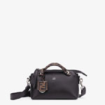 Fendi By The Way Mini Small Black Leather Boston Bag 8BL145 A6CO F147M