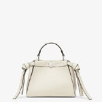 Fendi Peekaboo Mini Leather White 8BN244ANSDF0KMH