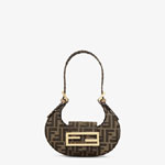 Fendi Mini Cookie FF fabric mini bag 8BS065AKMOF0A6E