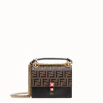 Fendi kan i small Black leather mini-bag 8M0381A4CLF13WB