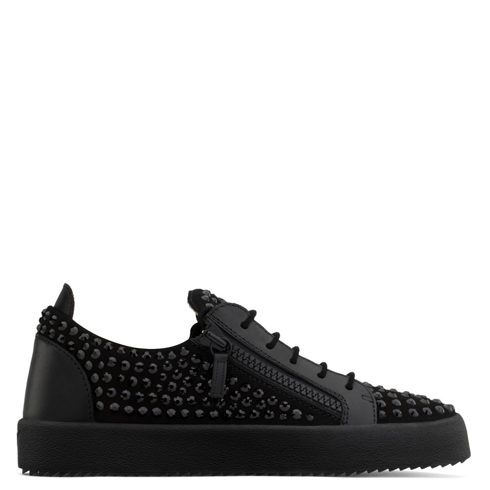 Giuseppe Zanotti doris low Black suede low-top sneaker RM80007001: Image 2