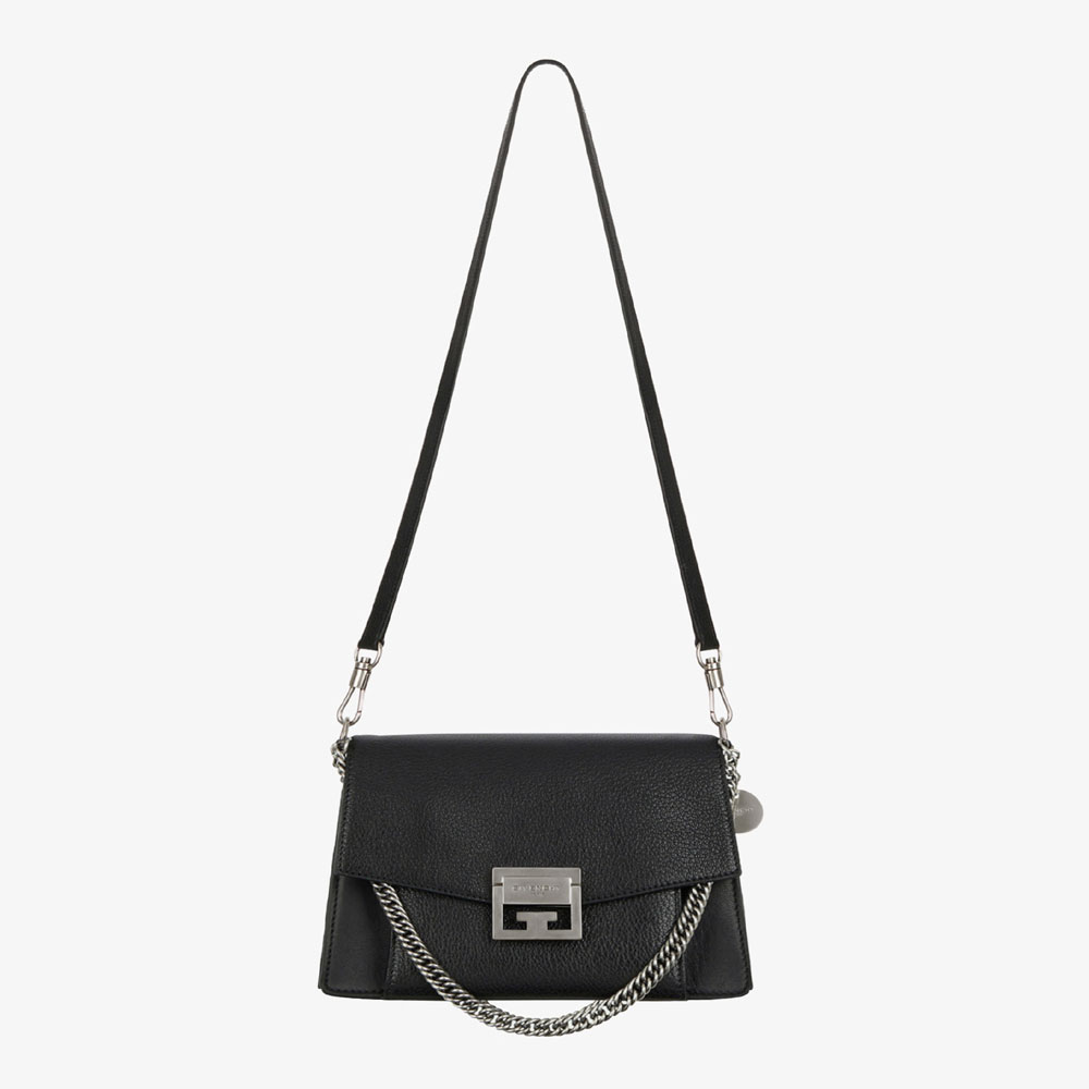 Givenchy Small GV3 bag in grained and smooth leather BB501CB032-001: Image 1
